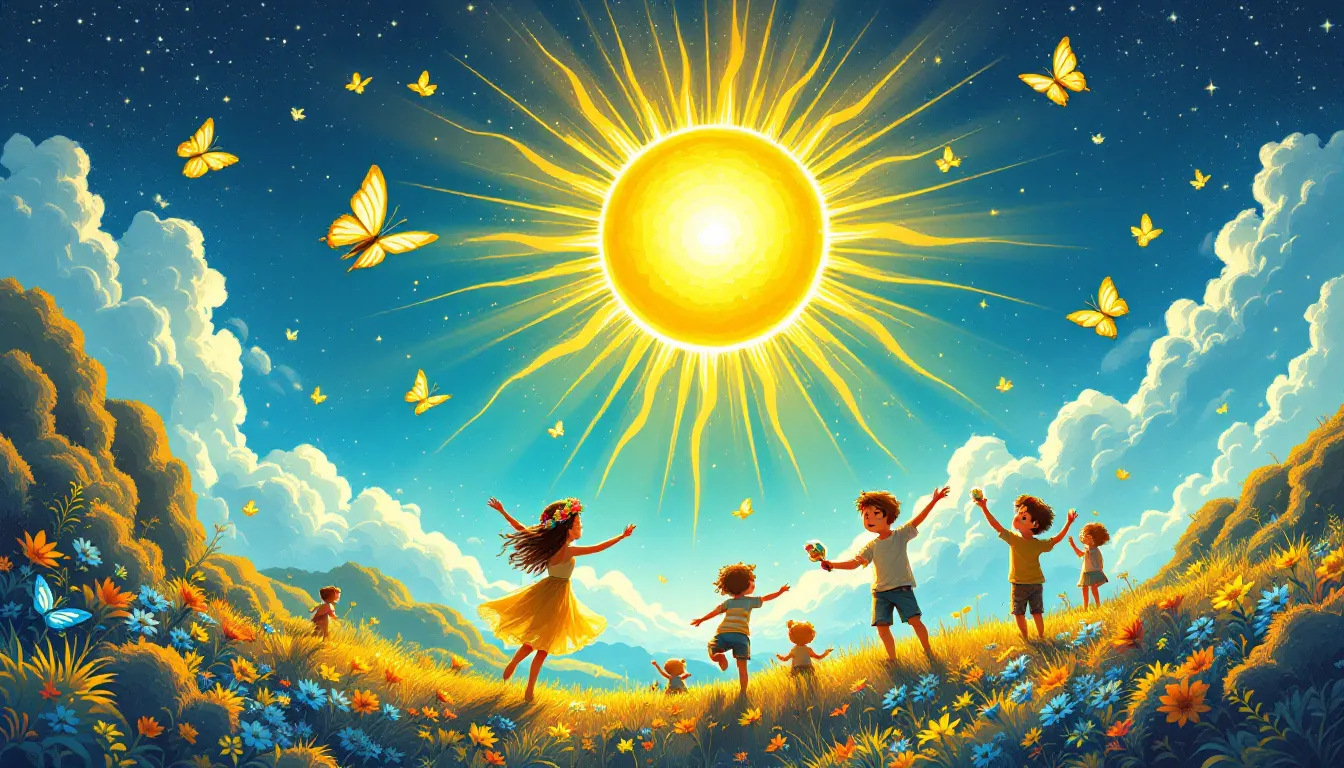 Astrological representation of the sun in tarot and numerology.