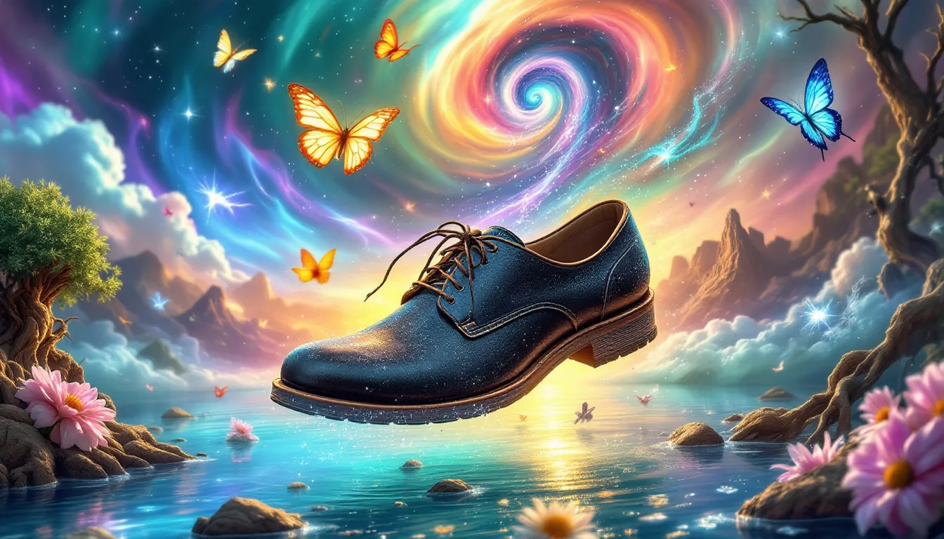 Color symbolism of shoes in dreams.