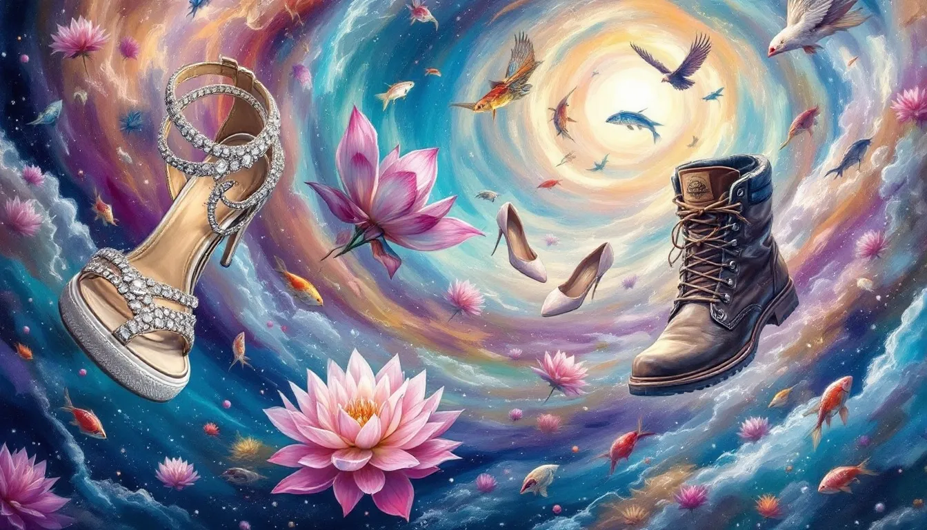 Spiritual meanings associated with shoes in dreams.