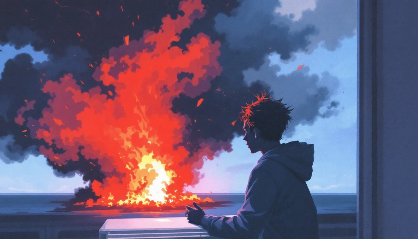 A person contemplating their dreams about killing someone.